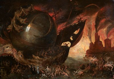 The Crossing of the Styx, c1591-1638 av Jacob Isaacz van Swanenburg