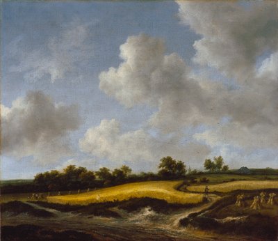 Landskap med en hveteåker, ca. 1660 av Jacob van Ruisdael