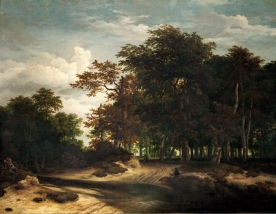 Den store skogen (olje på lerret) av Jacob Isaaksz. or Isaacksz. van Ruisdael
