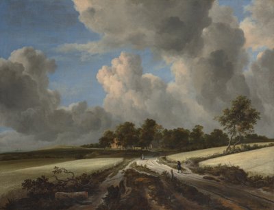Wheat Fields, ca. 1670 (olje på lerret) av Jacob van Ruisdael