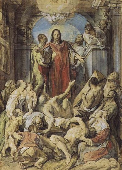 Kristus mirakelarbeider av Jacob Jordaens