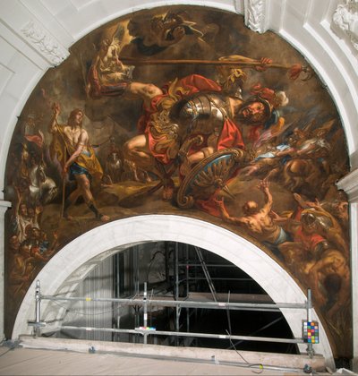David og Goliat av Jacob Jordaens