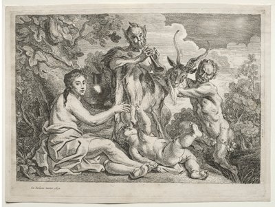 Jupiter næret av geiten Almathea, 1652. av Jacob Jordaens