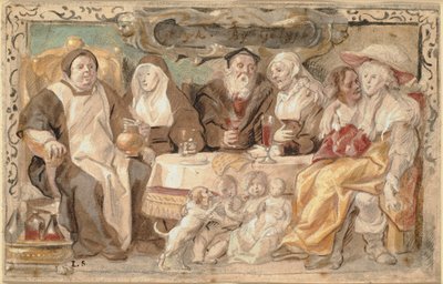 Like to Like (Gelyck By Gelyck) av Jacob Jordaens
