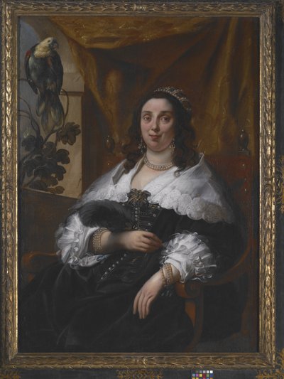 Portrait Of A Lady (olje på lerret) av Jacob Jordaens