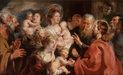 La de små barna komme til meg av Jacob Jordaens