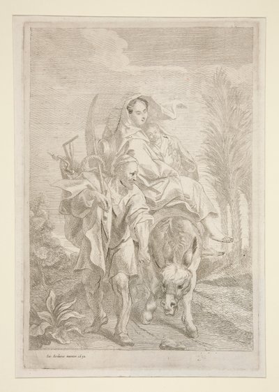 Flykten til Egypt av Jacob Jordaens