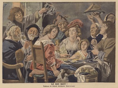 Kongen drikker av Jacob Jordaens