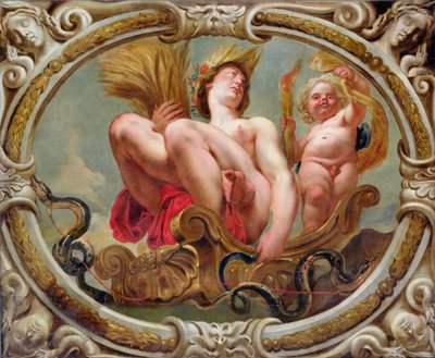 Jomfruen, fra stjernetegnene (se også 196701 til 196710) av Jacob Jordaens
