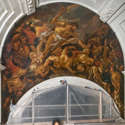 Samson beseirer filistrene av Jacob Jordaens the elder