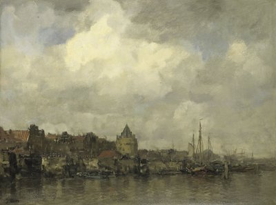 Schreierstoren på Buitenkant i Amsterdam av Jacob Maris