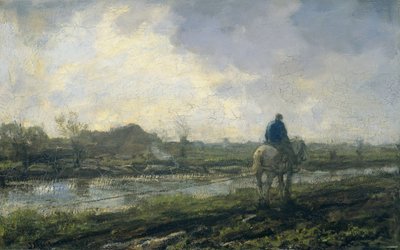 Towpath av Jacob Maris