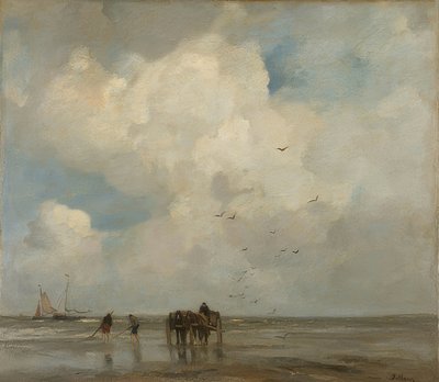 Muschelfischer (skalldyr). 1885 av Jacob Henricus or Hendricus Maris