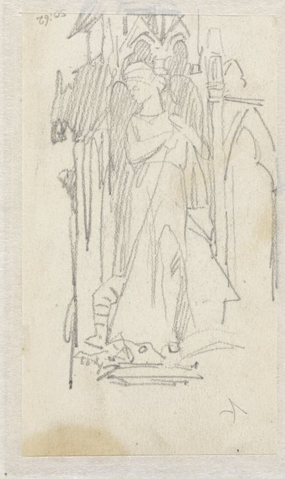 Skisse av en statue av H. Joris av Jacob Maris