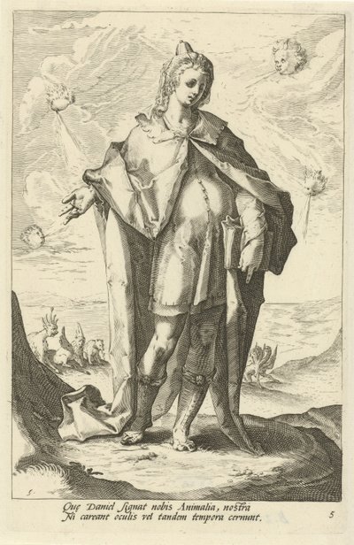 Daniel Profeter i Det gamle testamente (serietittel) av Jacob Matham (attributed to)