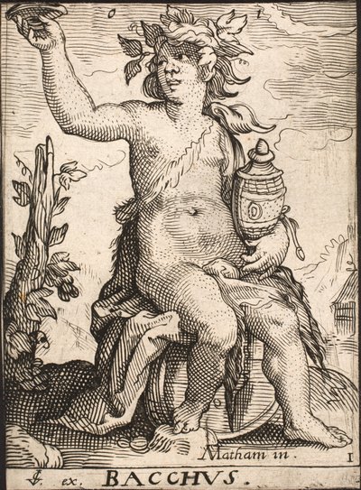 Bacchus av Jacob Matham