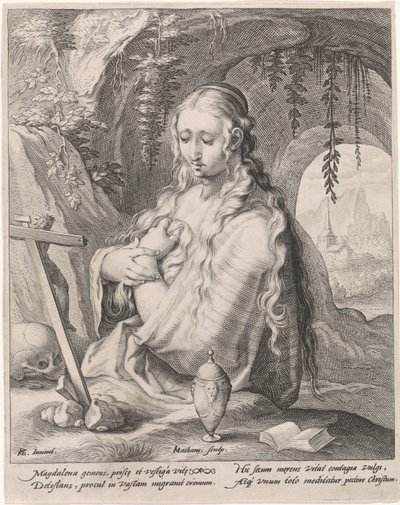 Maria Magdalene til Boetawardi av Jacob Matham