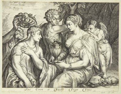 Ceres, Bakkus og Venus av Jacob Matham