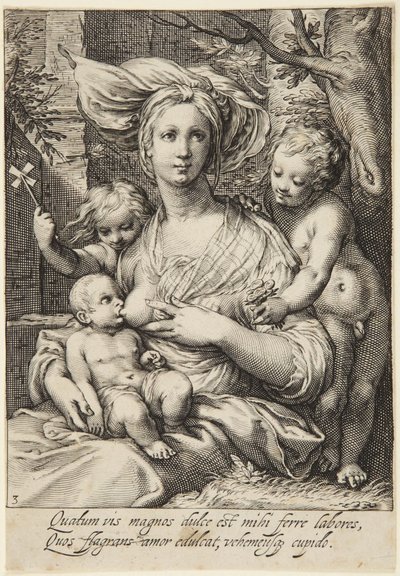 Veldedighet av Jacob Matham