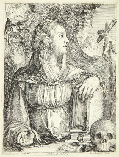Den angrende Maria Magdalena av Jacob Matham
