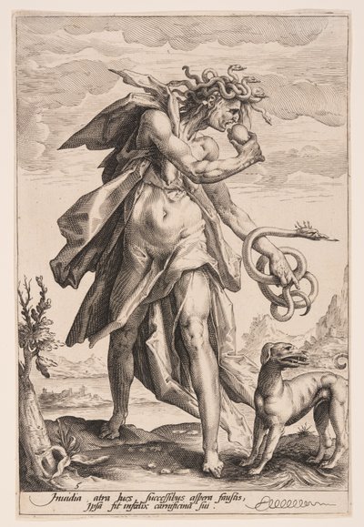 Misunnelse, plate 5 fra Lastene av Jacob Matham