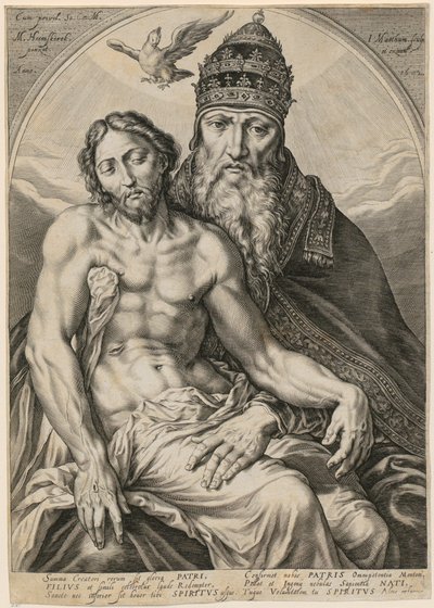 Den hellige treenighet av Jacob Matham