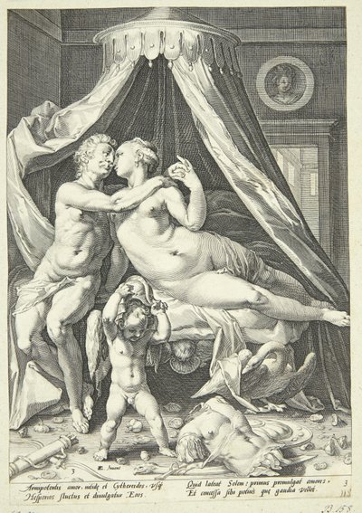 Mars og Venus av Jacob Matham