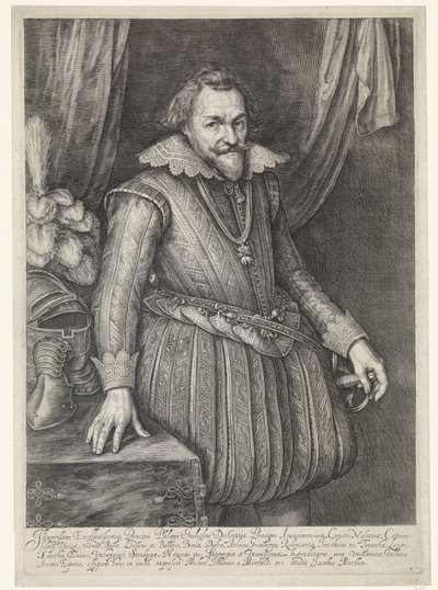 Portrett Philip Willem, Prince of Orange av Jacob Matham