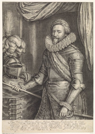 Portrett av Fredrik Henrik, prins av Oranien-Nassau av Jacob Matham