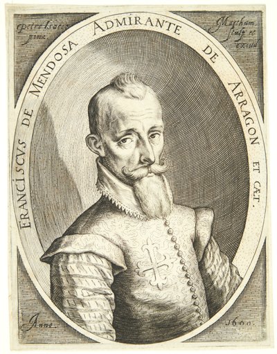 Portrett av Francisco Mendoza av Jacob Matham