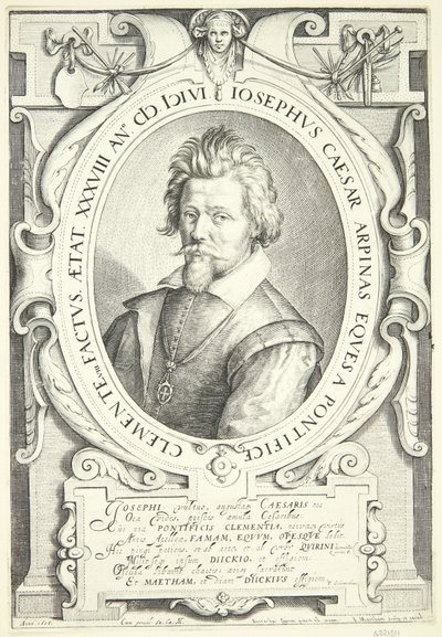 Portrett av Giuseppe Cesari av Jacob Matham