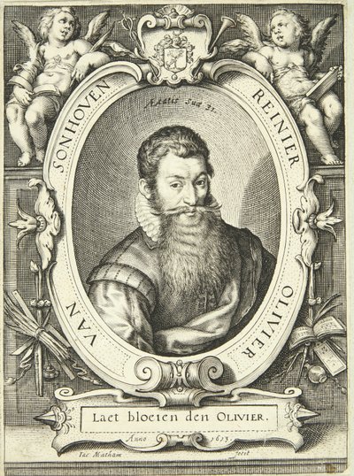 Portrett av Reinier Olivier van Sonhoven av Jacob Matham