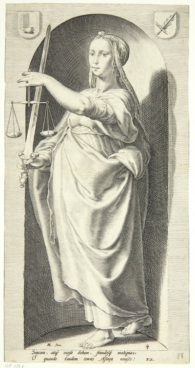 Rettferdighet av Jacob Matham