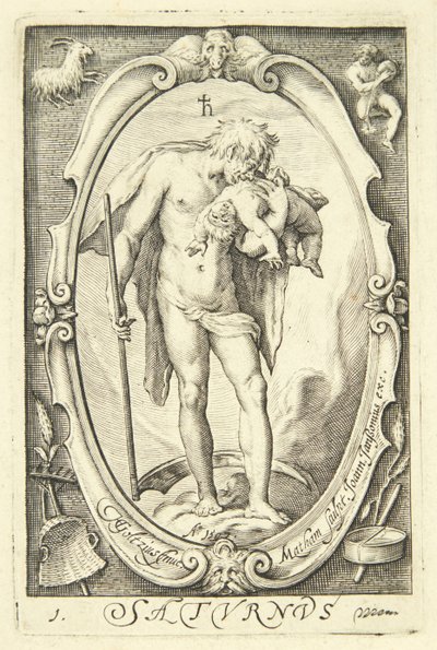 Saturn av Jacob Matham