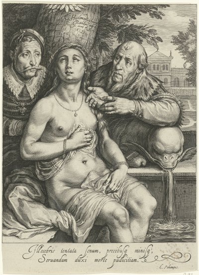 Susanna og de eldste av Jacob Matham