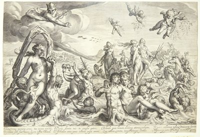 Neptuns og Thetis triumf av Jacob Matham