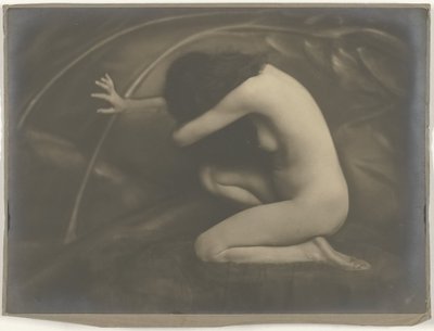 Knælende kvinne naken av Jacob Merkelbach (attributed to)
