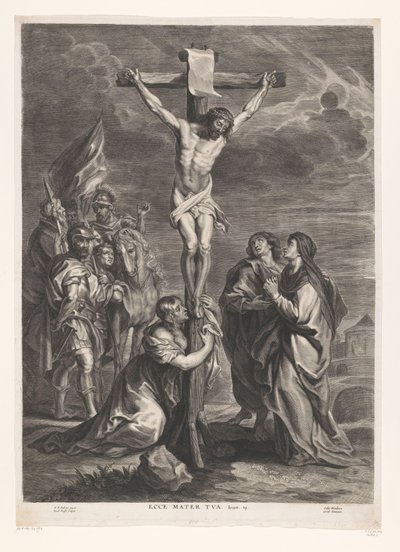 Kristus på korset Ecce mater tua (tittel på objekt) av Jacob Neefs