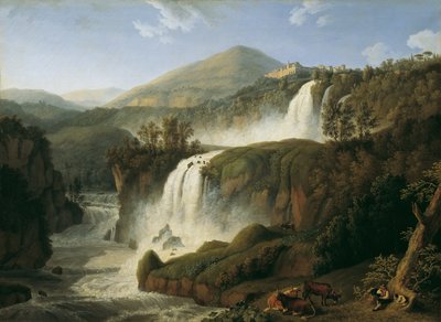 Den store fossen i Tivoli nær Roma av Jacob Philipp Hackert