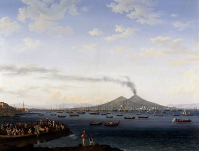 Retur av flåten fra Algerie til Napolibukta av Jacob Philippe Hackert