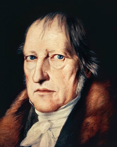 Portrett av Georg Wilhelm Friedrich Hegel av Jacob Schlesinger