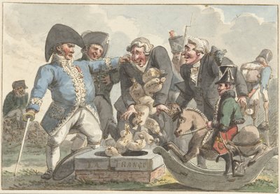 Tegneserie om Tiercingen fra 1810 av Jacob Smies