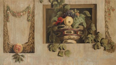 Stilleben med frukt- og blomstergirlander av Jacob Van Campen