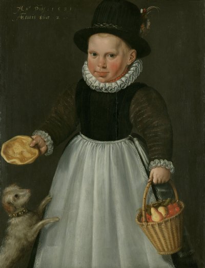 Portrett av en liten gutt av Jacob Willemsz. Delff (I)