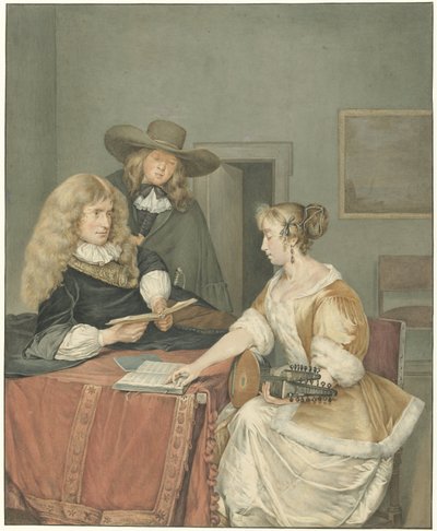 Musikkselskap av Jacob Willemz. de Vos