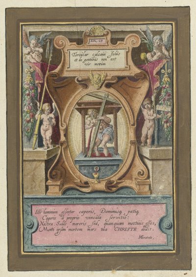 Kristus i vinpressen Passion of Christ (serietittel) av Jacob de Gheyn (II)