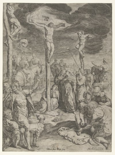 Korsfestelse av Jacob de Gheyn (II)