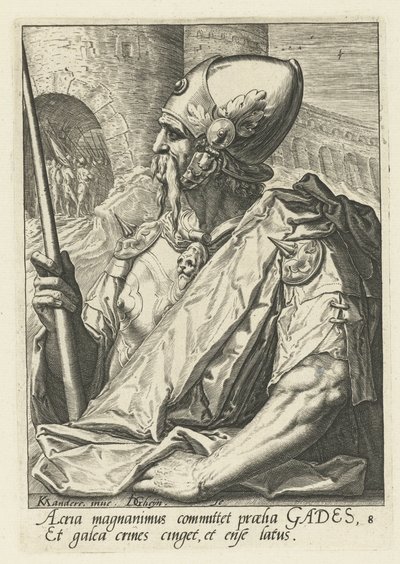 Ancestor Gad The Ancestors of Israel (serietittel) The Twelve Sons of Jacob (serietittel) av Jacob de Gheyn (II)