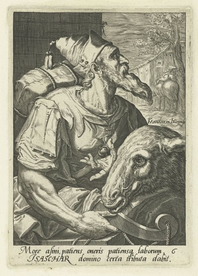 Stamfar Issaskar Israels forfedre (serietittel) The Twelve Sons of Jacob (serietittel) av Jacob de Gheyn (II)