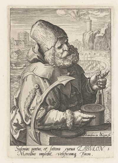 Stamfar Zebulon Israels forfedre (serietittel) The Twelve Sons of Jacob (serietittel) av Jacob de Gheyn (II)